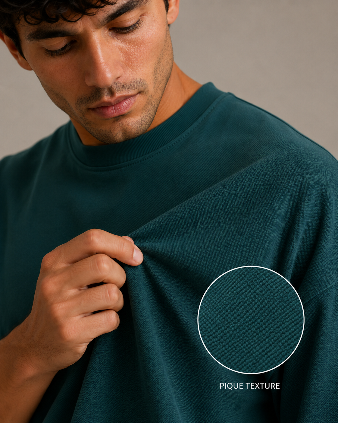 The VS Essential — Deep Teal Oversized T-Shirt