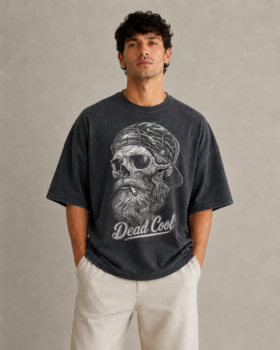 Dead Cool — Skull Graphic Oversized Tee