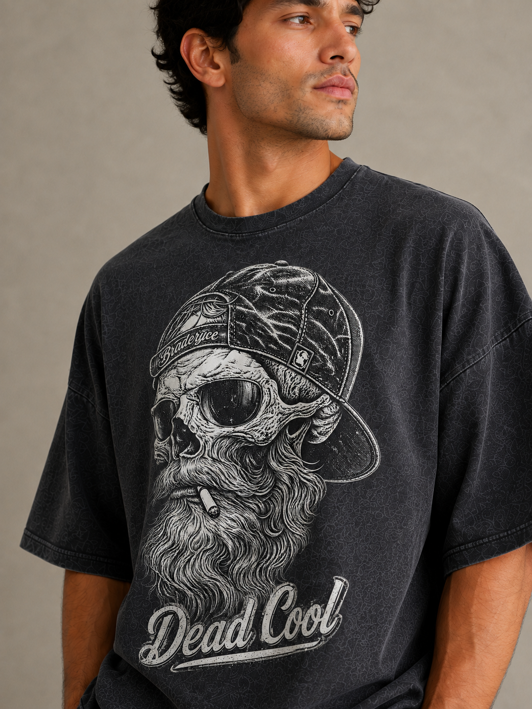 Dead Cool — Skull Graphic Oversized Tee