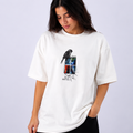A Little Bird Told Me — Chest Graphic Oversized Tee