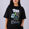 Too Many — It's Not Enough — Graffiti Bird Oversized Tee