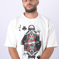 Jack of Clubs — Hip Hop Playing Card Oversized Tee